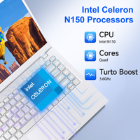 Laptop Gaming 12GB RAM DDR5 Quad Core-12th Alder Lake N150 3.9GHz Komputer Laptop Ordinateur Portable PC