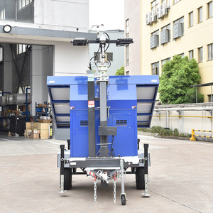 Năng lượng mặt trời di động ánh sáng Trailer dẫn đèn nhà máy ánh sáng máy phát điện diesel tháp ánh sáng - Product Image 2