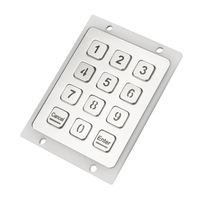 Distributeur automatique de téléphones analogiques industriels TouchGoal, robuste, avec clavier métallique résistant à la corrosion, protection IP65, fonctionnement à -25 +65 degrés.