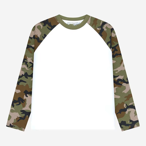 Custom Design Vintage Thermal Waffle Knit <b>Long</b> Sleeve Camo T <b>Shirt</b> Pullover <b>Tee</b> Oversize Streetwear T <b>Shirt</b> - Product Image 3