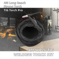 Torche de soudage TIG COROTC 4M WP26 avec accessoires, plaquée cuivre, 54V Argon, garantie 1 an, diamètre 9mm, longueur 60cm