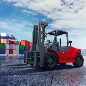 Mesin forklift baru mesin Jepang opsional 5 Ton 6 Ton 7 Ton 8 Ton 10 Ton 12 Ton harga forklift diesel