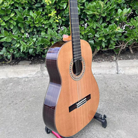 Aiersi All Solid 39-inch All Solid Cedar Top Rosewood Body Flamenco Guitar for Music Lovers