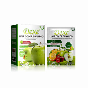 DEXE OEM Venta al por mayor Apple Black 96 <span class=keywords><strong>Crema</strong></span> negra sin amoníaco 500ml * 2 Color de cabello de manzana natural 96 Champú negro de manzana sin amoníaco - Product Image 6