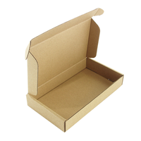Boîte d'emballage pliable en carton ondulé durable conçue sur mesure pour l'expédition de produits électroniques Matériel d'impression en relief