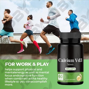 Cápsulas blandas de calcio JBY OEM ODM sin OMG ni gluten, 1200 <span class=keywords><strong>mg</strong></span> con vitamina D3 para adultos - Mejora la densidad ósea - Product Image 6