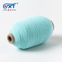 Prix usine 90 #100 #110 #120 # fil de caoutchouc de Latex élastique fil de Polyester à Double revêtement en caoutchouc pour chaussettes et gants