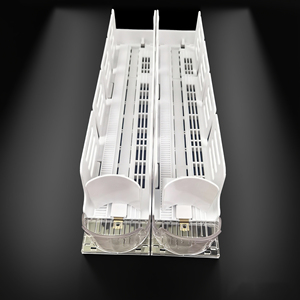 Autofeed Autofeed Retail Bottle Can <b>Drink</b> Pushing Tray cigarettes Spring Loaded Cosmetic Display <b>Shelf</b> Pusher System for Cans - Product Image 6