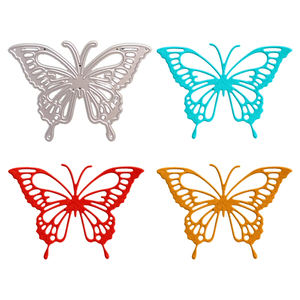 Benutzerdefinierte Schmetterlinge Metall-Stanzformen für Scrapbooking Album Kartenherstellung Dekorative Handwerkskunst Kohlenstoffstahl-Stanzformen - Product Image 3