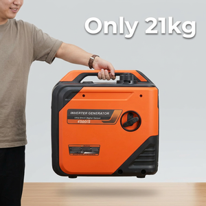 Générateur portable à onduleur ultra silencieux 4,0 kW, 3500 watts, station d'alimentation légère à <span class=keywords><strong>essence</strong></span> pour le camping, les camping-cars et les caravanes - Product Image 4