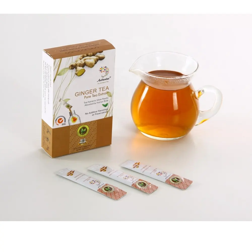 विरोधी ऑक्सीडेंट तत्काल हरी चाय निकालने अदरक की चाय मिश्रण