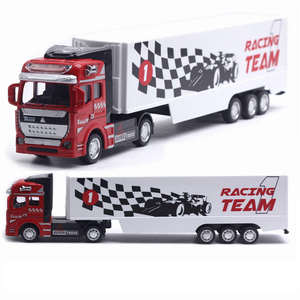 Ept Groothandel 1:50 Schaal Grote Metalen Wrijving Voertuig Speelgoedauto 'S Legering Container Zware Vrachtwagen Model Met Traagheidsgalop - Product Image 6