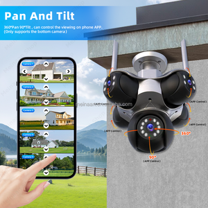 Cámara de Vigilancia WiFi Inalámbrica 2025 FFVideo 20MP 10K Cinco en Uno, Cámara <span class=keywords><strong>IP</strong></span> PTZ de 360° para Exteriores, Cámara de Seguridad WiFi CCTV - Product Image 3