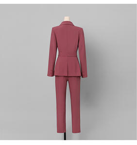 <span class=keywords><strong>Traje</strong></span> <span class=keywords><strong>rojo</strong></span> de alta calidad <span class=keywords><strong>para</strong></span> mujer, vestidos formales <span class=keywords><strong>para</strong></span> mujer, <span class=keywords><strong>traje</strong></span> de oficina <span class=keywords><strong>para</strong></span> mujer - Product Image 6