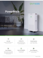 Module de batterie de stockage d'énergie solaire Dyness PowerBrick 14,336 kWh 51,2 V 280 Ah LiFePO4, entrepôt UE, jusqu'à 50 unités, pack lithium-ion