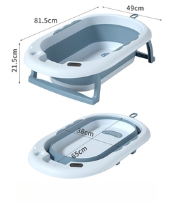 Bañera multifuncional económica para mascotas, sistema de limpieza de belleza para mascotas de baño de hierro plegable, impermeable para baño interior y exterior - Product Image 3