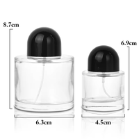 Vente en gros de flacons de parfum en verre vides de 30 ml, 50 ml, 100 ml, rechargeables, logo personnalisé, vaporisateur de parfum de luxe