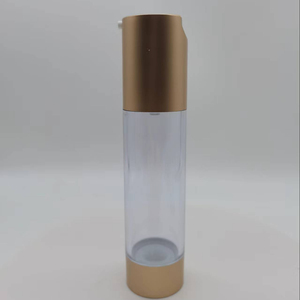 Bouteille sans air PETG couleur personnalisée <span class=keywords><strong>pas</strong></span> <span class=keywords><strong>cher</strong></span> 5ml à 150ml gamme vide crème traitement pompe pulvérisateur - Product Image 2