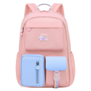 Mochila Escolar <span class=keywords><strong>de</strong></span> Gran Capacidad para Estudiantes <span class=keywords><strong>de</strong></span> <span class=keywords><strong>Primaria</strong></span> <span class=keywords><strong>de</strong></span> <span class=keywords><strong>Primero</strong></span> a Sexto Grado, Reduce la Carga, para Niñas y Niños, con Logotipo Personalizado - Product Image 1
