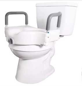 Élévateur <span class=keywords><strong>de</strong></span> siège <span class=keywords><strong>de</strong></span> <span class=keywords><strong>toilette</strong></span> portable pour adultes/personnes âgées handicapées avec accoudoir élévateur <span class=keywords><strong>de</strong></span> rééducation à hauteur ajustée pour WC avec accoudoirs - Product Image 3