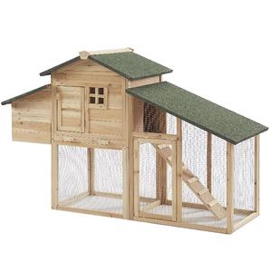 Suibian — maison de volaille en bois pour lapin, niche avec toit amovible et plateau étanche en artsu - Product Image 1
