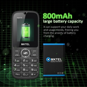 โทรศัพท์มือถือ MKTEL Super TOK Bar Design หน้าจอ 1.77 นิ้ว รองรับ <span class=keywords><strong>MP3</strong></span> MP4 วิทยุ FM รองรับซิมคู่ แบตเตอรี่ 800mAh คีย์บอร์ด Qwerty ใหม่ - Product Image 3