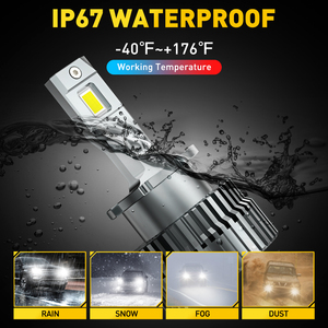 AUXITO Auto D4S LED Ampoules de phares D4R 120w 24000lm High Low Beam Xenon HID Lampes de rechange - Product Image 6