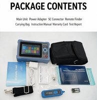 OTDR Inteligente Portátil NK4000 1310 1550nm 26 24dB 100km con Pantalla Táctil, Probador de Fibra Óptica, OPM, VFL, RJ45, FTTH, Reflectómetro para Telecomunicaciones