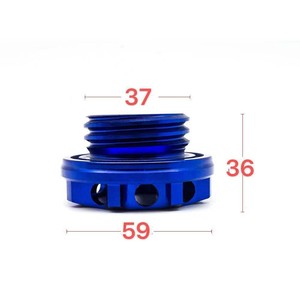 BLTZ Aluminum <b>Radiator</b> <b>Cap</b> D2003 Blue For Car Modification Upgrade - Product Image 2