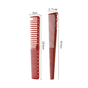 Peignes à cheveux professionnels en plastique PP, peignes de barbier résistants à la chaleur, ensemble de peignes de salon pour hommes et femmes - Product Image 6