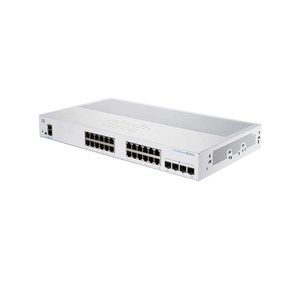 Commutateur intelligent <span class=keywords><strong>CBS250</strong></span>-24P-4X, 24 ports GE, PoE, 4x10G SFP +, protection à vie limitée - Product Image 1