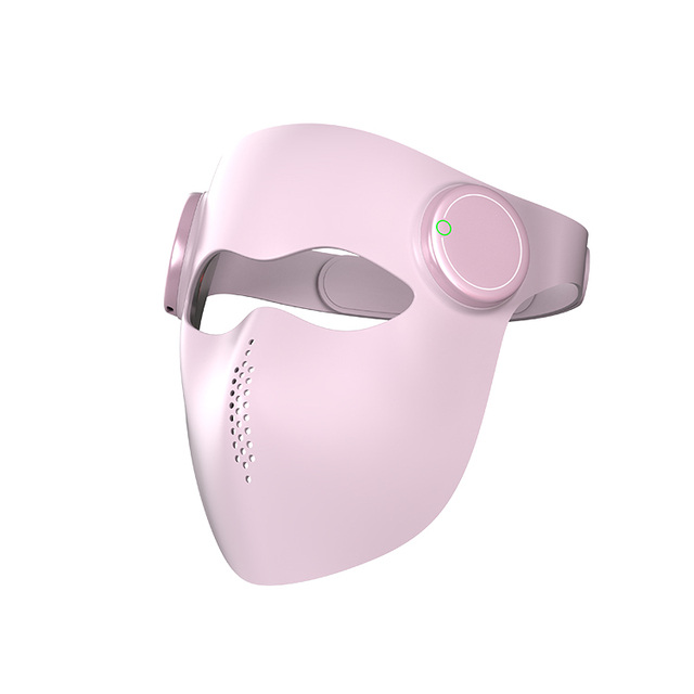 Facial Masks Led  Face & Neck Infrared Mask Silicone Red Light Led Mask Wireless Remote for Skincare