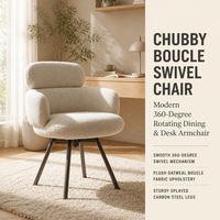 Chaise de salle à manger pivotante minimaliste italienne, chaise de bureau design, chaise minimaliste pour la maison, chaise pivotante haut de gamme, chaise de maquillage