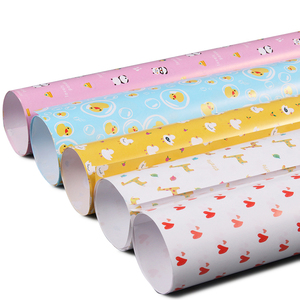 Tùy Chỉnh In Papel De Regalo Dễ Thương Động Vật Quà Tặng Giấy Gói Giáng Sinh Đóng Gói Các Nhà Sản Xuất Sản Phẩm Tại Chỗ Kích Thước 50*70Cm/Tấm - Product Image 1