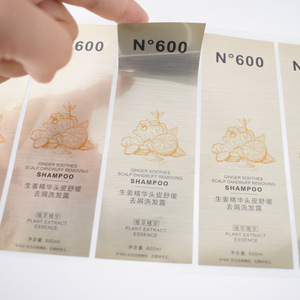 <strong>UV</strong> <strong>Printed</strong> Custom Gold Foil Vinyl PVC PP Adhesive Roll Sticker <strong>Labels</strong> Waterproof Glossy Synthetic <strong>Labels</strong> for Olive Oil Sandwich - Product Image 1