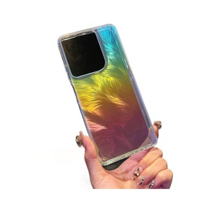 NUEVA Funda Magnética para Teléfono con Diseño de Plumas y Degradado Láser de Lujo para Motorola MOTO G, Carga Inalámbrica, Protección Contra Impactos - Product Image 3
