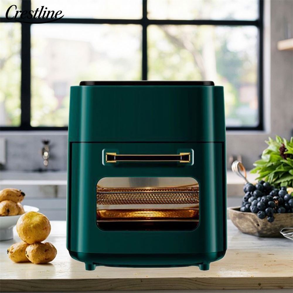 Modern 15L Oil-Free Air Fryer Fashionable Square Oven with Touch Screen Control for Modern Household Kitchen Use