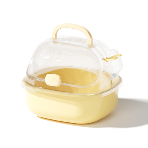 Cage de transport de hamster transparente Portable avec fermeture à bouton-pression de <span class=keywords><strong>bouteille</strong></span> d'eau pour voyager petit matériel en bois en <span class=keywords><strong>plastique</strong></span> d'animaux - Product Image 1
