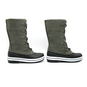 Bottes de neige hautes imperméables et thermiques de haute qualité pour enfants avec semelle intérieure, style canadien - Product Image 4