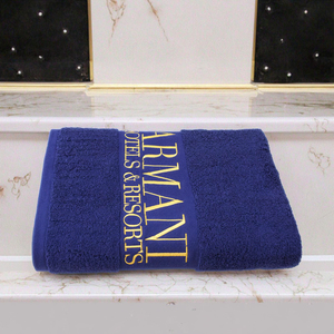 Ensemble de serviettes de bain d'hôtel en coton biologique de luxe 100 % personnalisé, super doux, absorbant, écologique, avec logo brodé, <span class=keywords><strong>serviette</strong></span> de toilette pour - Product Image 1