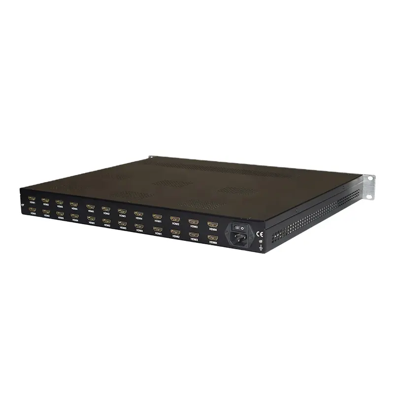 (Q324) truyền hình kỹ thuật số thiết bị headend phát sóng 24 HD kênh H.264 IP mã hóa video Asi đầu ra