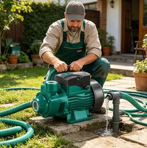 Pompe à <span class=keywords><strong>eau</strong></span> périphérique auto-amorçante à basse pression de gros volume 0,37 kW 370 W pour la circulation <span class=keywords><strong>d</strong></span>'<span class=keywords><strong>eau</strong></span> domestique - Product Image 5