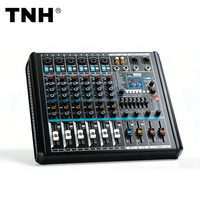 Console de mixage DJ TNH DK06 6 canaux avec 99 effets DSP, lecteur USB, alimentation fantôme 48V, lecteur MP3, équipement sonore