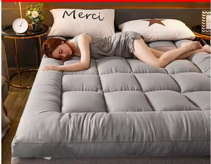 Удобная стеганая кровать, мягкий матрас из микрофибры, стеганая наматрасная Подушка с двумя матрацами - Product Image 3