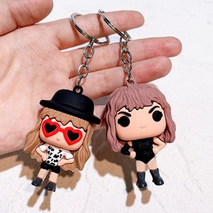 Bán buôn phim hoạt hình ca sĩ phim hoạt hình Taylor vai trò 3D PVC móc khóa Tuổi Teen Quà Tặng Ba lô búp bê Keychain với bao bì carton tinh tế - Product Image 3