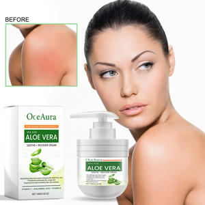 OceAura Aloe Vera Apaiser Récupérer Réparer les peaux ternes et hydratantes Crème de beauté légère et non grasse - Product Image 3