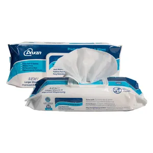 Adult Wet Wipes Disposable Patient Washcloths Wet Wipes for Incontinence and Cleansing for Elderly Large Size Wipes