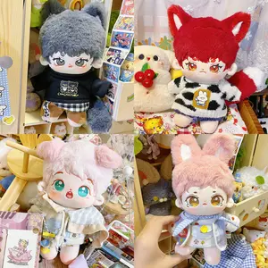 Custom Made Stuffed Animal Character Plush Toy Mini Plush Keychain 10cm 20cm KPOP Doll Custom Soft Toys
