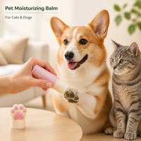 Baume pour pattes de chien et de chat, hydratant naturel, soulagement des démangeaisons pour pattes sèches et gercées, sûr pour la léchage, soin professionnel pour animaux de compagnie