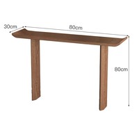 Nouvelle table console en bois massif de style chinois plate-forme d'observation d'hôtel armoire d'entrée longue murale Table retournée d'inspiration zen